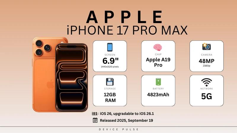 Apple iPhone 17 Pro Max