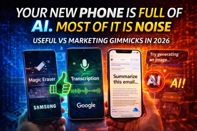 AI features in phones: Pixel 9, iPhone 16, Galaxy S25—what helps vs marketing in 2026